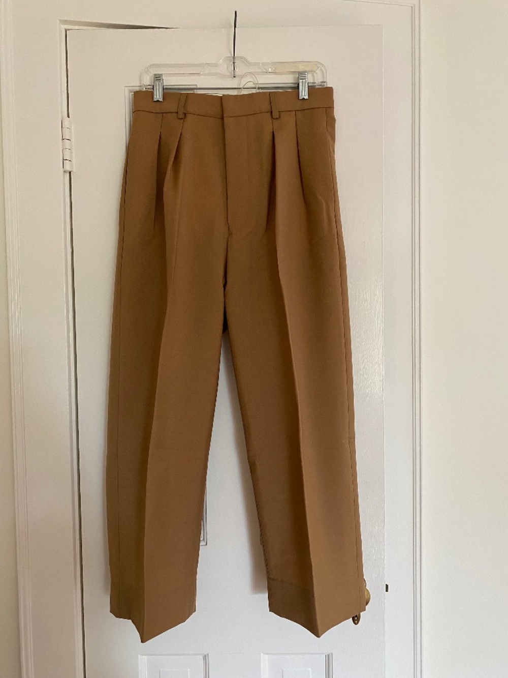 Caron Callahan William Pant Camel Tropical Wool